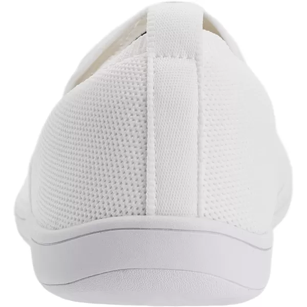 imageWHITIN Mens Wide Slip on Barefoot Shoes  Minimalist Sneakers  Elastic CollarW862  White