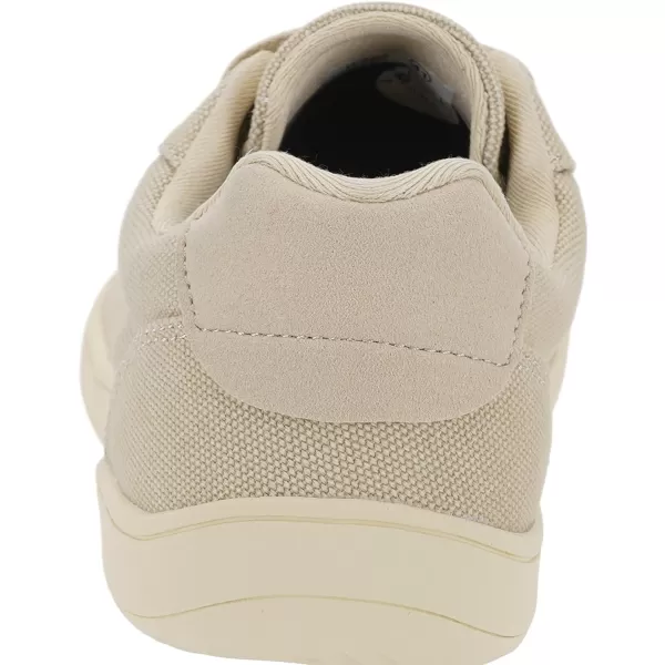 imageWHITIN Mens Wide Toe Box Barefoot Shoes  Canvas Minimalist Sneakers  Zero Drop SoleW882  Beige