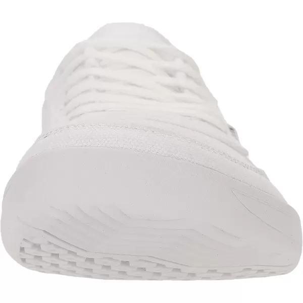 imageWHITIN Mens Wide Toe Box Barefoot Shoes  Canvas Minimalist Sneakers  Zero Drop SoleW882  White