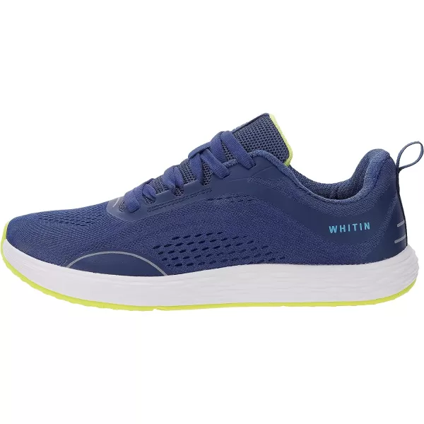 imageWHITIN Mens Zero Drop Running Shoes  Wide Toe BoxBlue