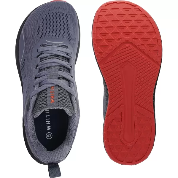 imageWHITIN Mens Zero Drop Running Shoes  Wide Toe BoxGrey