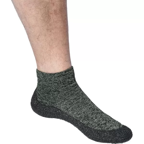imageWHITIN Minimalist Barefoot Sock Shoes for Women and Men  Ecofriendlier Water Shoes  MultiPurpose amp Ultra PortableGreen Black