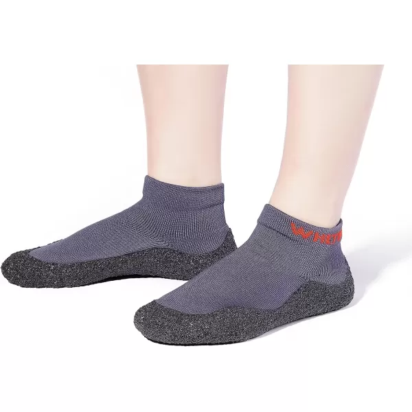 imageWHITIN Minimalist Barefoot Sock Shoes for Women and Men  Ecofriendlier Water Shoes  MultiPurpose amp Ultra PortableGrey