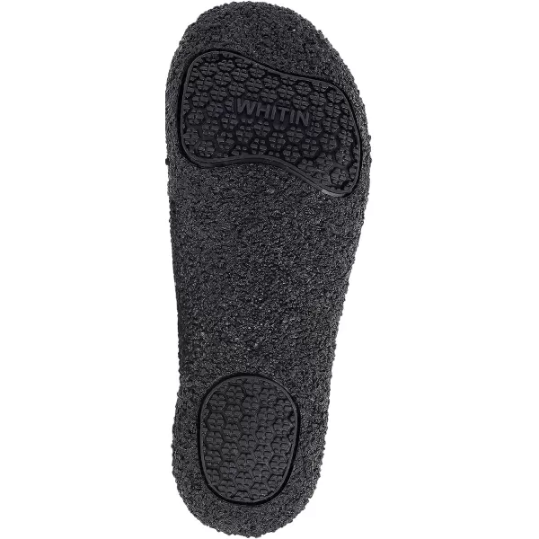 imageWHITIN Minimalist Barefoot Sock Shoes for Women and Men  Ecofriendlier Water Shoes  MultiPurpose amp Ultra PortableGrey Black