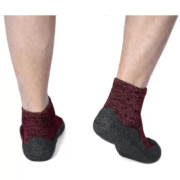 imageWHITIN Minimalist Barefoot Sock Shoes for Women and Men  Ecofriendlier Water Shoes  MultiPurpose amp Ultra PortableRed Black