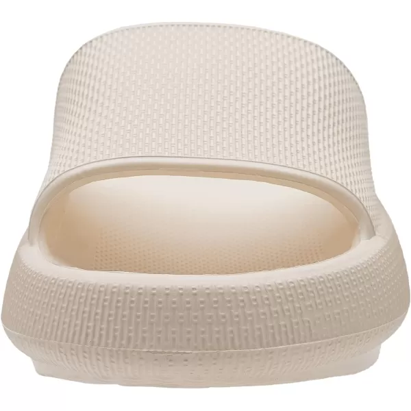 imageWHITIN Pillow Slippers for Women Non Slip  Cushioned Thick Sole Slides  Quick Drying Bathroom SandalsBeige