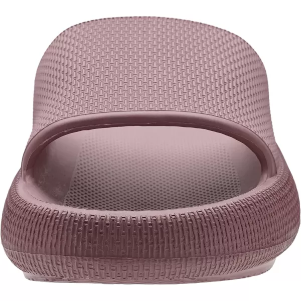 imageWHITIN Pillow Slippers for Women Non Slip  Cushioned Thick Sole Slides  Quick Drying Bathroom SandalsBlush