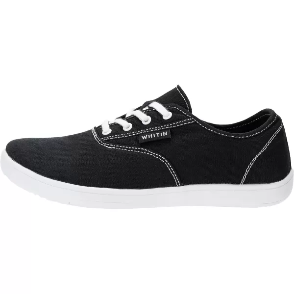 imageWHITIN Womens Canvas Minimalist Barefoot Sneakers Extra Wide Toe Box Zero Drop Sole Shoes Ladies Width Fit Minimus Size 11 11W Flat Comfort Exercise Gym Walking Athletic Outdoor Female Black 43WHITIN Womens Canvas Minimalist Barefoot Sneakers Extra Wide Toe Box Zero Drop Sole Shoes Ladies Width Fit Minimus Size 11 11W Flat Comfort Exercise Gym Walking Athletic Outdoor Female Black 43