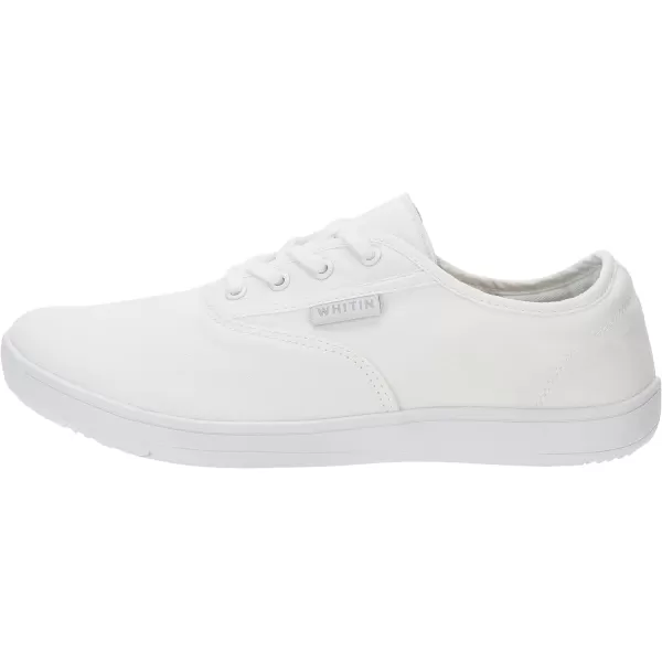 imageWHITIN Womens Canvas Minimalist Barefoot Sneakers Extra Wide Toe Box Zero Drop Sole Shoes Ladies Width Fit Minimus Size 7 7W Flat Tenis Walking Breathable Sport Trainer Fitness Indoor Female White 37WHITIN Womens Canvas Minimalist Barefoot Sneakers Extra Wide Toe Box Zero Drop Sole Shoes Ladies Width Fit Minimus Size 7 7W Flat Tenis Walking Breathable Sport Trainer Fitness Indoor Female White 37