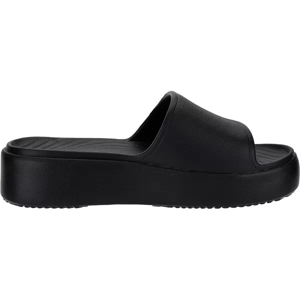imageWHITIN Womens Feather Platform Sandal ComfortY66  All Black