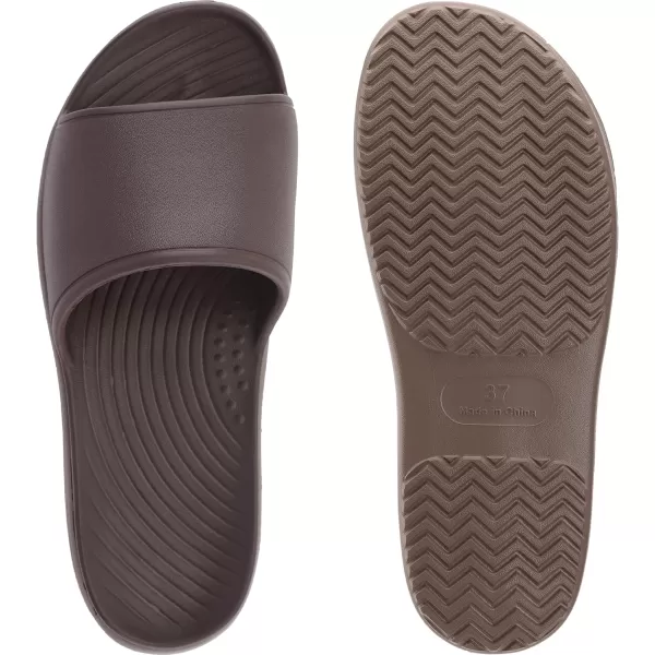 imageWHITIN Womens Feather Platform Sandal ComfortY66  Coffee