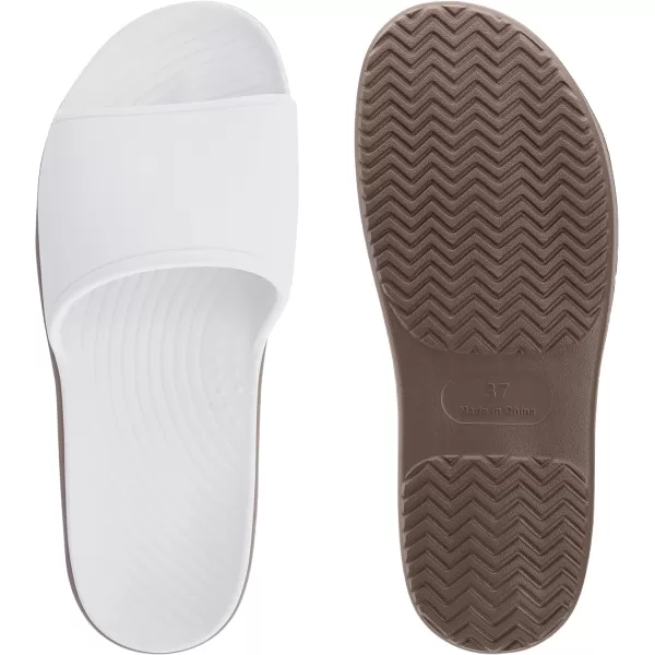 imageWHITIN Womens Feather Platform Sandal ComfortY66  White