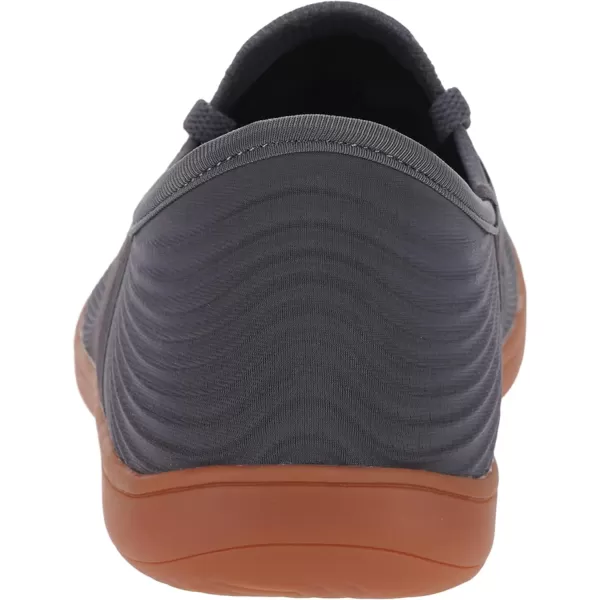 imageWHITIN Womens Hands Free Slip Ins  Wide Barefoot Shoes with Zero Drop SoleDark Grey