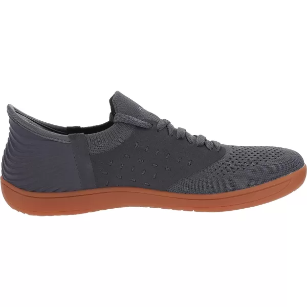 imageWHITIN Womens Hands Free Slip Ins  Wide Barefoot Shoes with Zero Drop SoleDark Grey