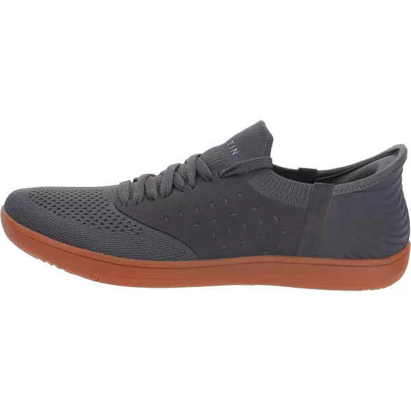 imageWHITIN Womens Hands Free Slip Ins  Wide Barefoot Shoes with Zero Drop SoleDark Grey