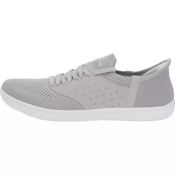 imageWHITIN Womens Hands Free Slip Ins  Wide Barefoot Shoes with Zero Drop SoleLight Grey