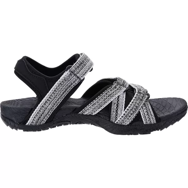 imageWHITIN Womens Hiking Sandals with Arch Support  Adjustable Hook and Loop Straps  Durable Sport Sandals for Outdoor AdventureC51  Whitemulti