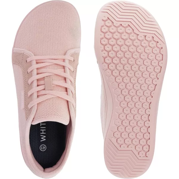 imageWHITIN Womens Minimalist Barefoot Shoes  Zero Drop Sole  Wide Width Fashion SneakerW81  All Pink