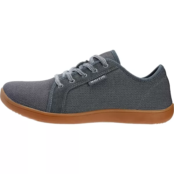 imageWHITIN Womens Minimalist Barefoot Shoes  Zero Drop Sole  Wide Width Fashion SneakerW81  Grey Brown