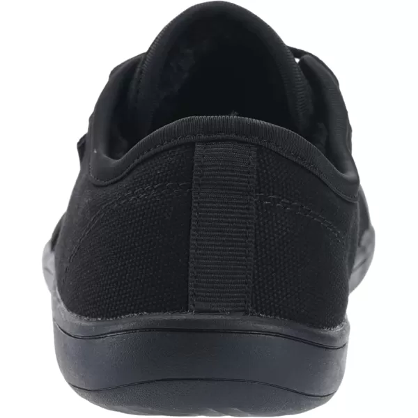 imageWHITIN Womens Minimalist Barefoot Shoes  Zero Drop Sole  Wide Width Fashion SneakerW81v3  All Black Fur Lined