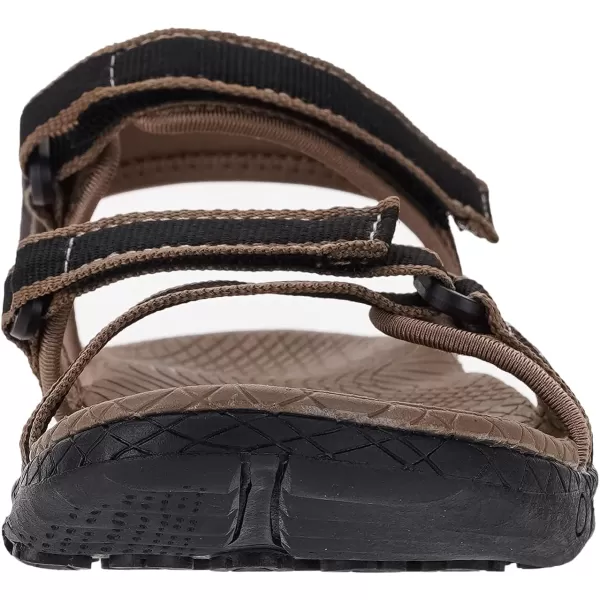 imageWHITIN Womens Outdoor Athletic Sandal with Adjustable Hooks  Secure FitC52  Black Grey