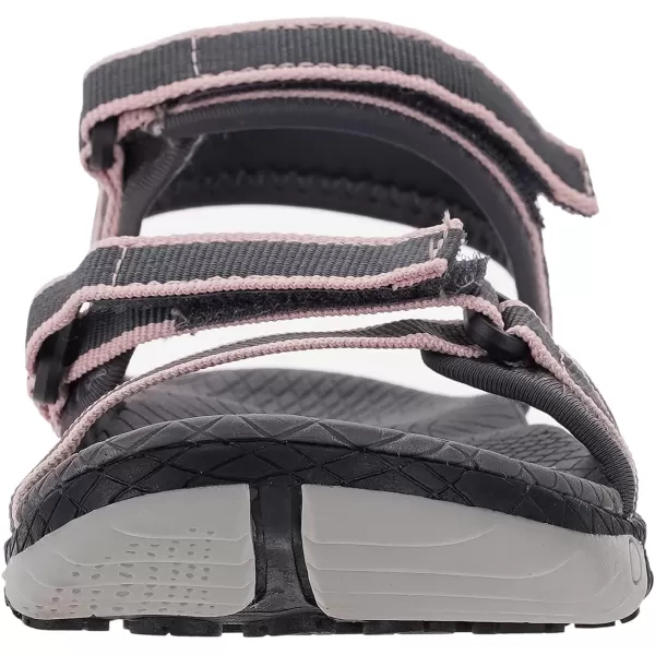 imageWHITIN Womens Outdoor Athletic Sandal with Adjustable Hooks  Secure FitC52  Pink Grey