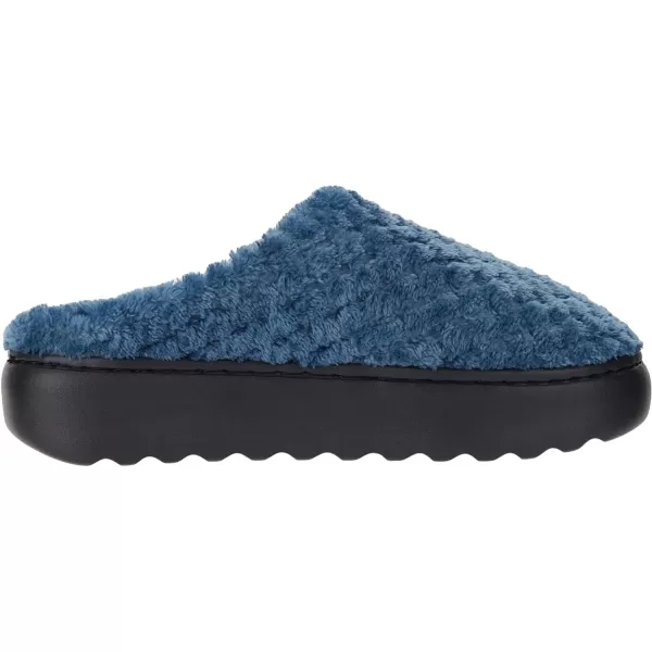imageWHITIN Womens Pillow Warm Slippers with Outdoorfriendly Cushioned SoleBlue