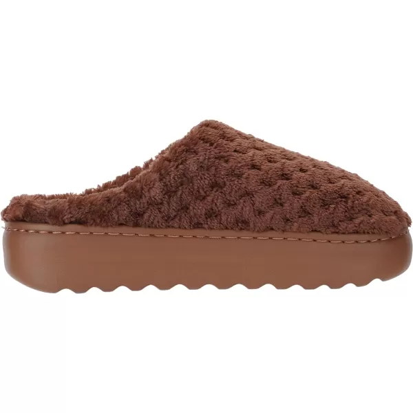 imageWHITIN Womens Pillow Warm Slippers with Outdoorfriendly Cushioned SoleBrown