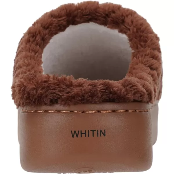 imageWHITIN Womens Pillow Warm Slippers with Outdoorfriendly Cushioned SoleBrown