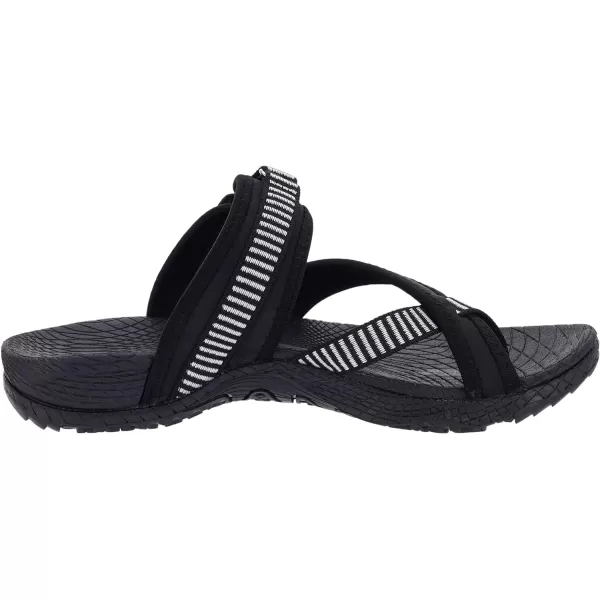 imageWHITIN Womens Toe Thong Sandal  Beach Outdoor Flip Flop  Arch SupportC50  All Black