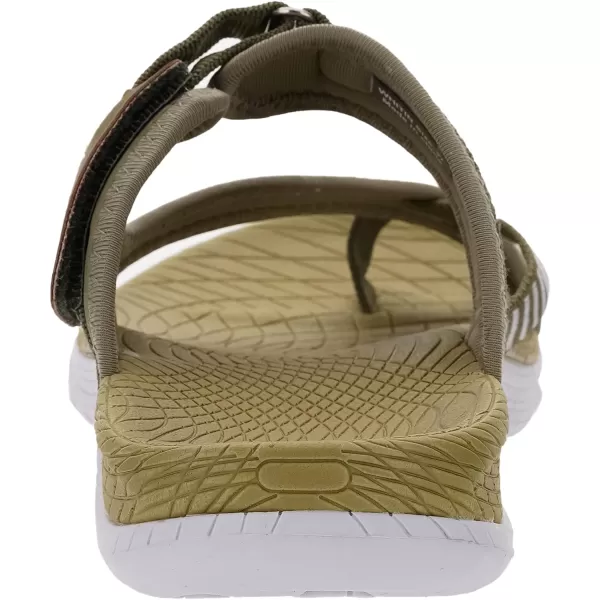 imageWHITIN Womens Toe Thong Sandal  Beach Outdoor Flip Flop  Arch SupportC50  Green