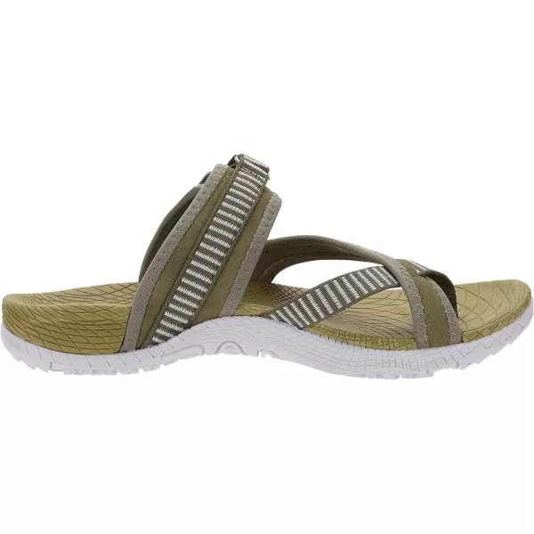 imageWHITIN Womens Toe Thong Sandal  Beach Outdoor Flip Flop  Arch SupportC50  Green