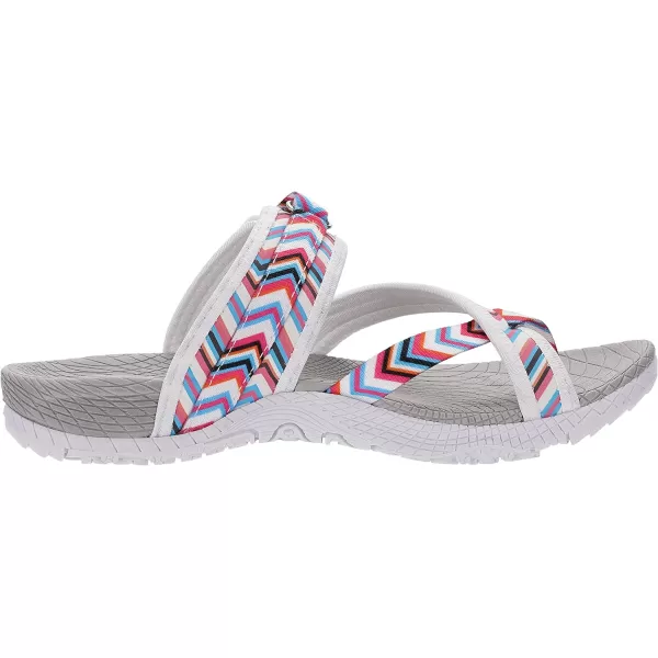 imageWHITIN Womens Toe Thong Sandal  Beach Outdoor Flip Flop  Arch SupportC50  Multi