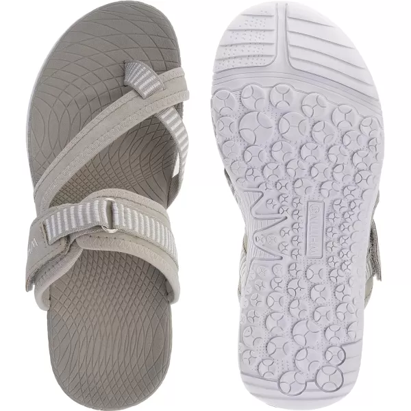 imageWHITIN Womens Toe Thong Sandal  Beach Outdoor Flip Flop  Arch SupportC50  Natural