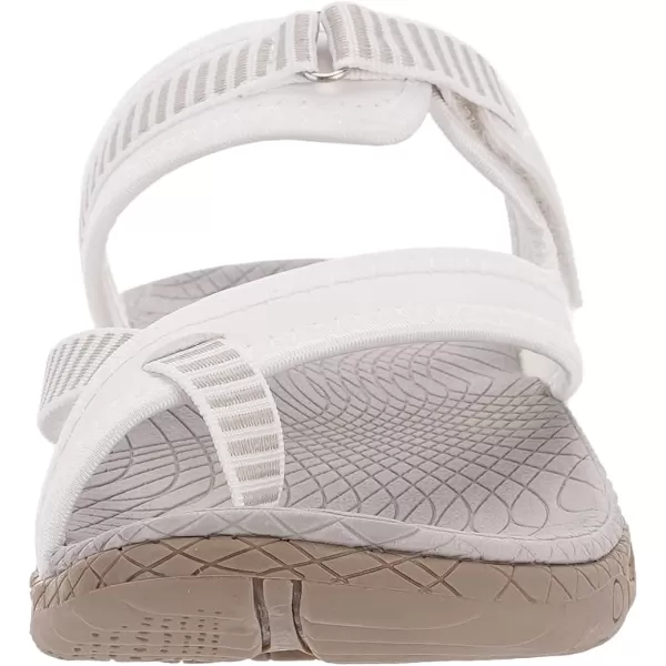 imageWHITIN Womens Toe Thong Sandal  Beach Outdoor Flip Flop  Arch SupportC50  White Grey