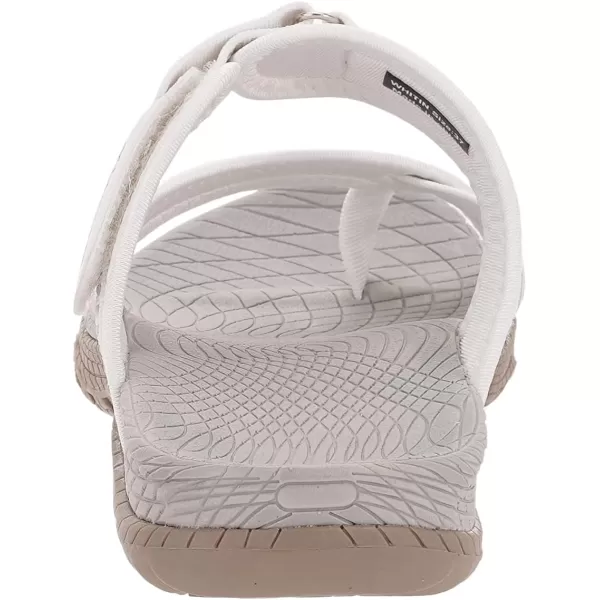 imageWHITIN Womens Toe Thong Sandal  Beach Outdoor Flip Flop  Arch SupportC50  White Grey