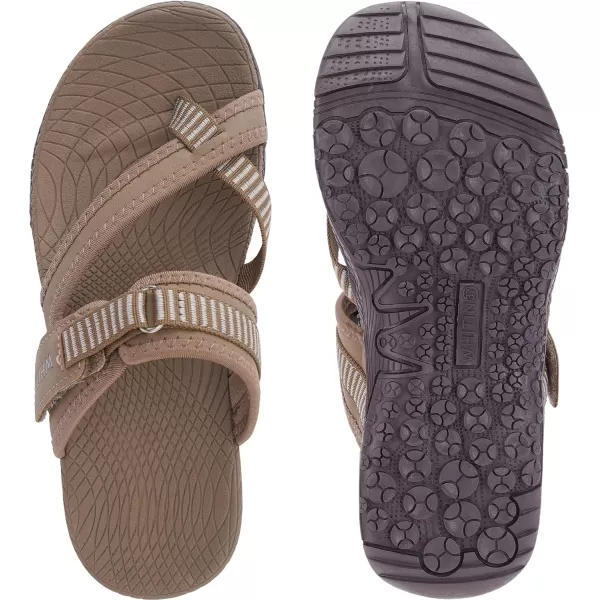 imageWHITIN Womens Toe Thong Sandals with Arch Support Flip Flops Outdoor Slide Size 10 Indoor Fashion Footwear Ring Wide Climbing Cushion Woven Comfortable Slide Soft Ladies Beach Sandles Brown 40WHITIN Womens Toe Thong Sandals with Arch Support Flip Flops Outdoor Slide Size 10 Indoor Fashion Footwear Ring Wide Climbing Cushion Woven Comfortable Slide Soft Ladies Beach Sandles Brown 40
