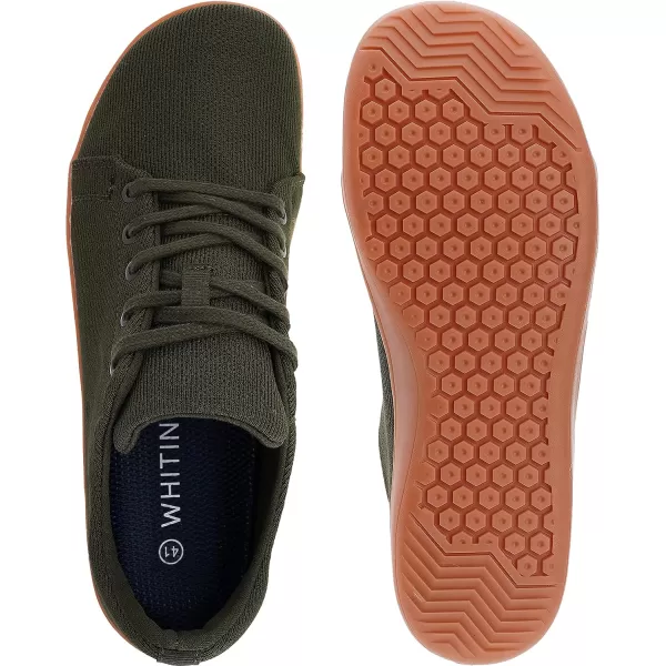 imageWHITIN Womens Transitional Barefoot Shoe for Beginners Lifestyle Inspired MinimalistW71v5  Green Gum