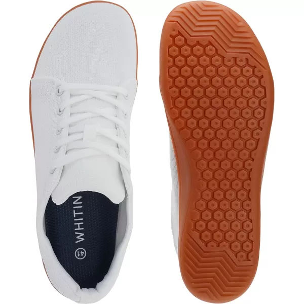 imageWHITIN Womens Transitional Barefoot Shoe for Beginners Lifestyle Inspired MinimalistW71v5  White Gum