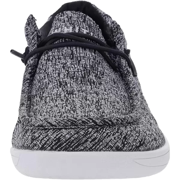 imageWHITIN Womens Wide Barefoot Shoes  Canvas Minimalist Loafers  Fashion SneakersW86  Black White