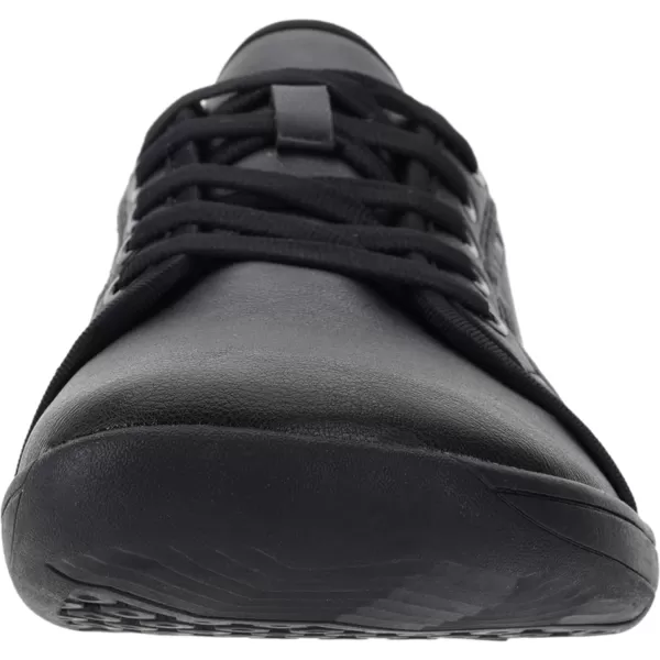 imageWHITIN Womens Wide Barefoot Shoes  Footloose Minimalist Style  Zero Drop Sole amp FlatW81v4 Microfiber Leather  All Black