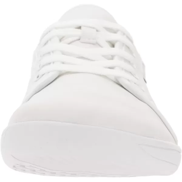 imageWHITIN Womens Wide Barefoot Shoes  Footloose Minimalist Style  Zero Drop Sole amp FlatW81v4 Microfiber Leather  All White