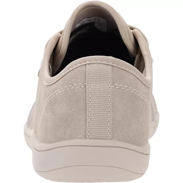 imageWHITIN Womens Wide Barefoot Shoes  Footloose Minimalist Style  Zero Drop Sole amp FlatW81v4 Microfiber Leather  Beige