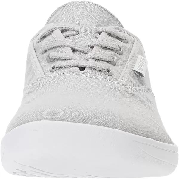 imageWHITIN Womens Wide Canvas Barefoot Shoes  Zero Drop Sole  Minimalist Casual SneakerW87  Grey