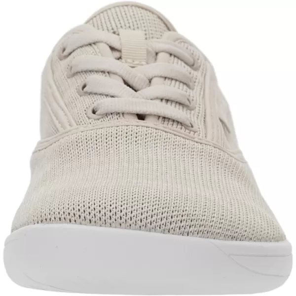 imageWHITIN Womens Wide Canvas Minimalist Barefoot Shoes  Zero Drop Sole  Casual SneakerW872  Beige Knit Upper