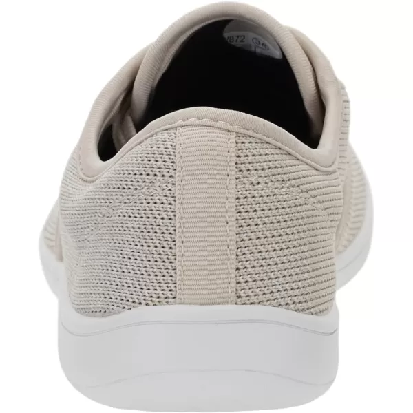 imageWHITIN Womens Wide Canvas Minimalist Barefoot Shoes  Zero Drop Sole  Casual SneakerW872  Beige Knit Upper