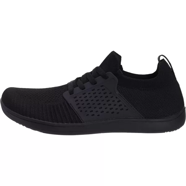 imageWHITIN Womens Wide Minimalist Barefoot Shoes  Zero Drop SoleW85  All Black