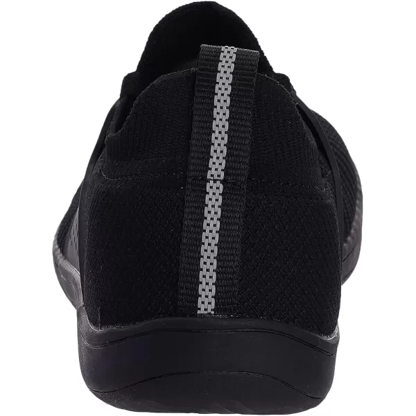 imageWHITIN Womens Wide Minimalist Barefoot Shoes  Zero Drop SoleW85  All Black