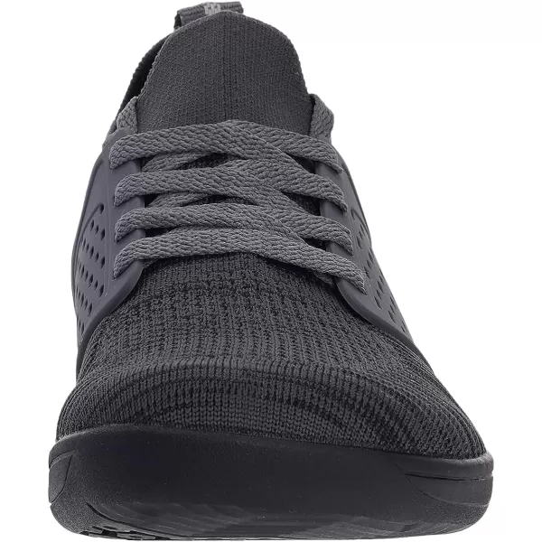 imageWHITIN Womens Wide Minimalist Barefoot Shoes  Zero Drop SoleW85  Dark Grey