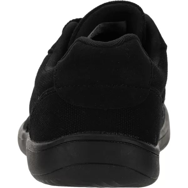 imageWHITIN Womens Wide Toe Box Barefoot Shoes  Canvas Minimalist SneakersW882  All Black